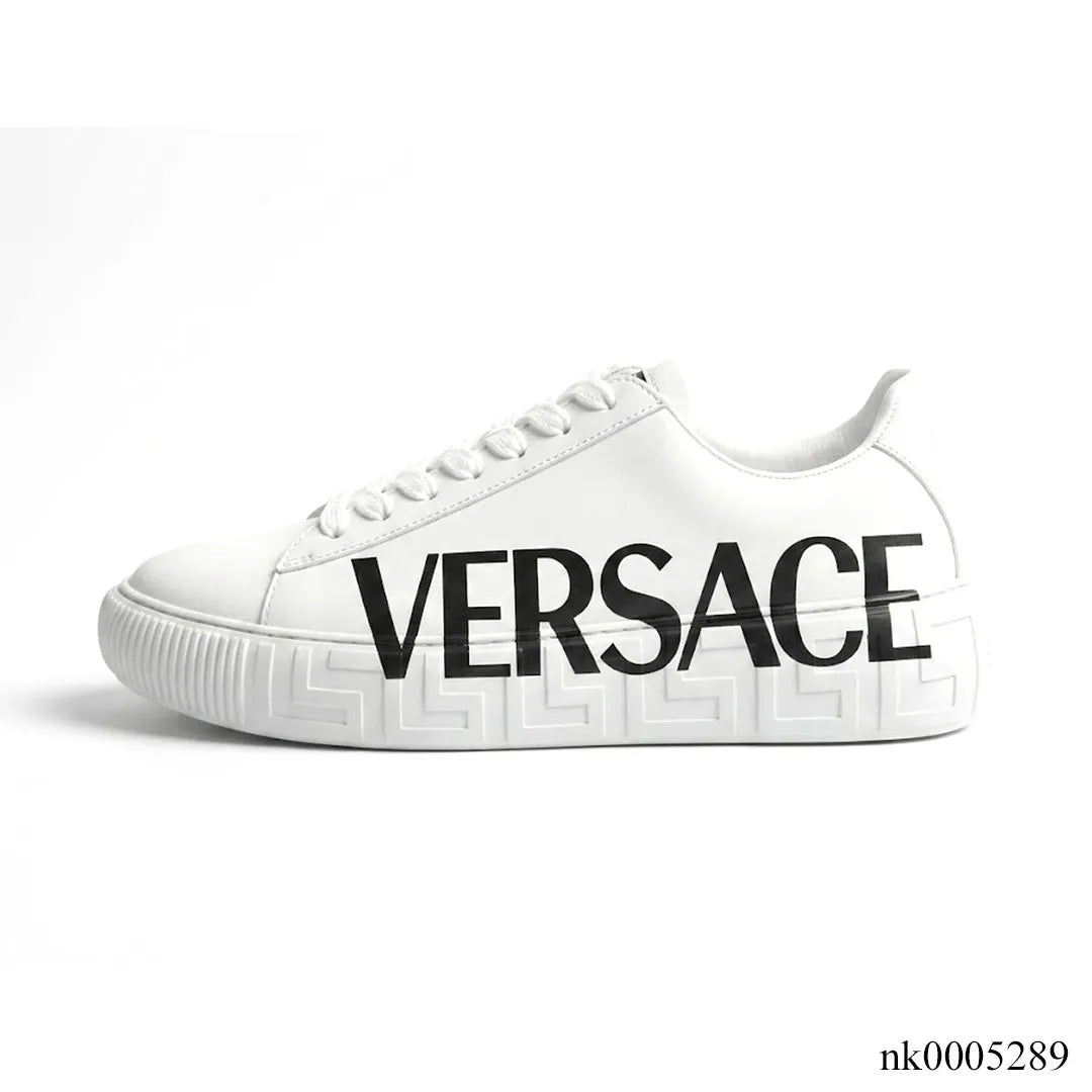 Versace Logo Greca White Shoes Sneakers - nk0005289 image 1