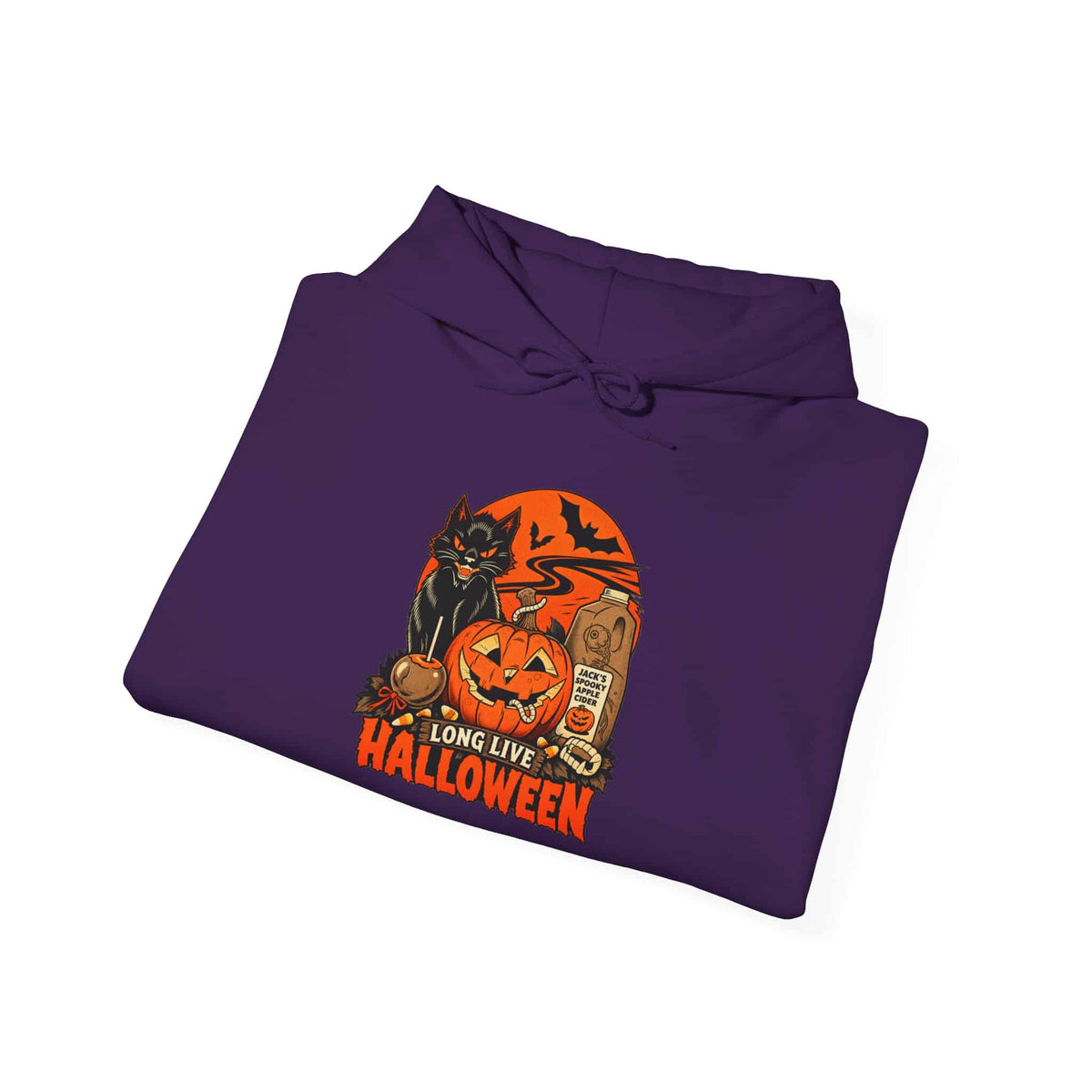 Midnight Cat Hooded Sweatshirt image 74