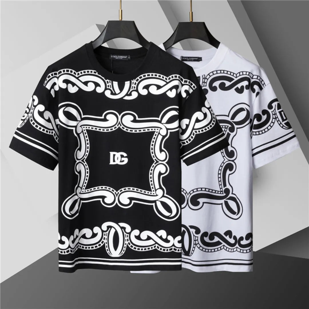 D&G Bandanna Print T-shirt in White - 106 - dng0000106 image 3
