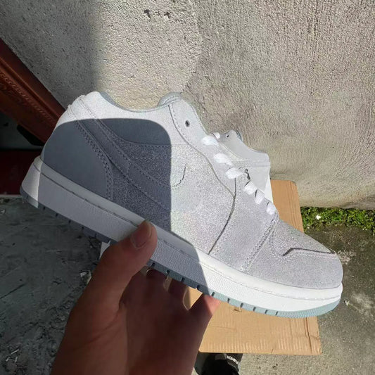 AJ 1 Low SE 'Light Iron Ore Grey' Shoes Sneakers – nk0005428 image 2