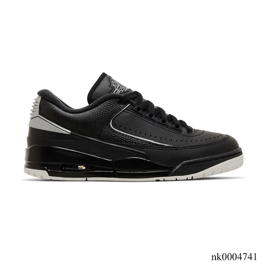 AJ 2/3 Black Metallic Silver Shoes Sneakers - nk0004741 image 0