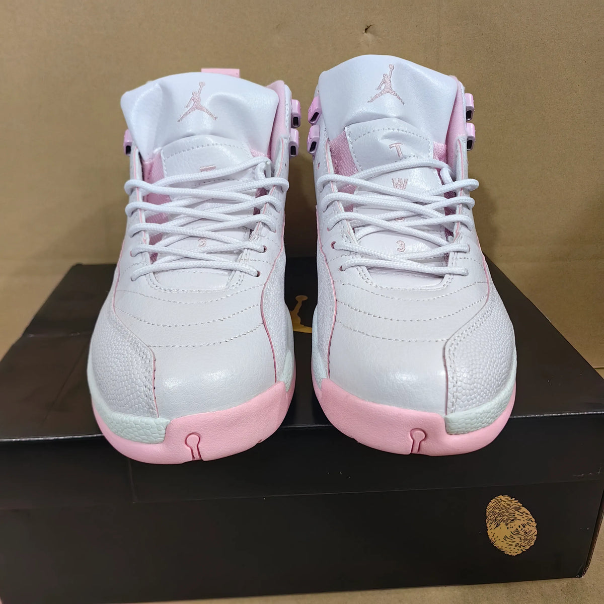 AJ 12 White Pearl Pink Shoes Sneakers - nk0004936 image 12