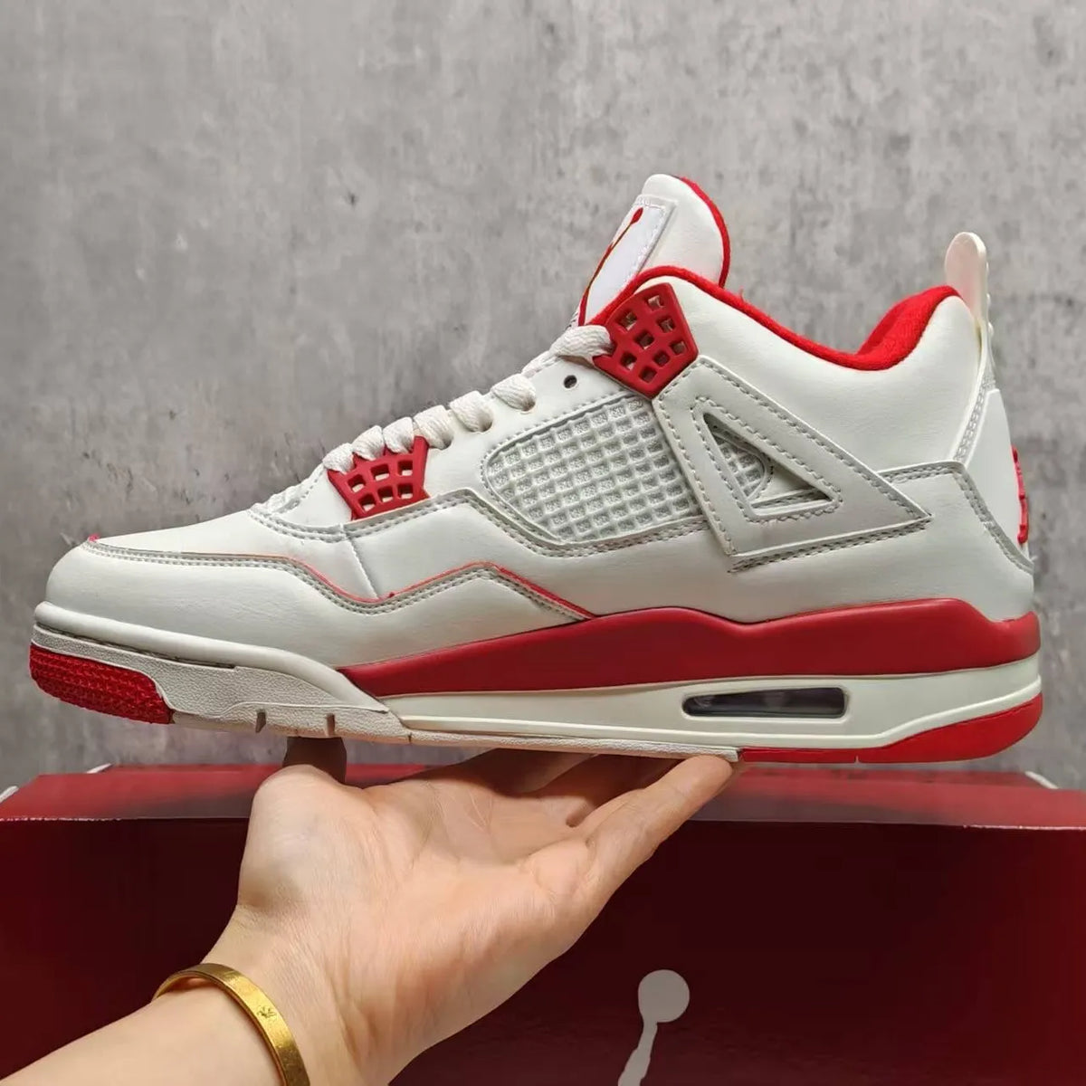 AJ 4 Sierra Red Shoes Sneakers - nk0004667 image 11