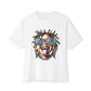 Diamond Drip Unisex Oversized Boxy Tee - White, 2XL image
