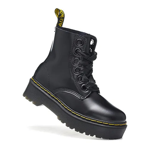 Dr. Martens Molly Leather Platform Boots Shoes Sneakers - nk0005487 image 7