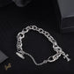 CH Silver Chain Link Bracelet - CH0066 image 5