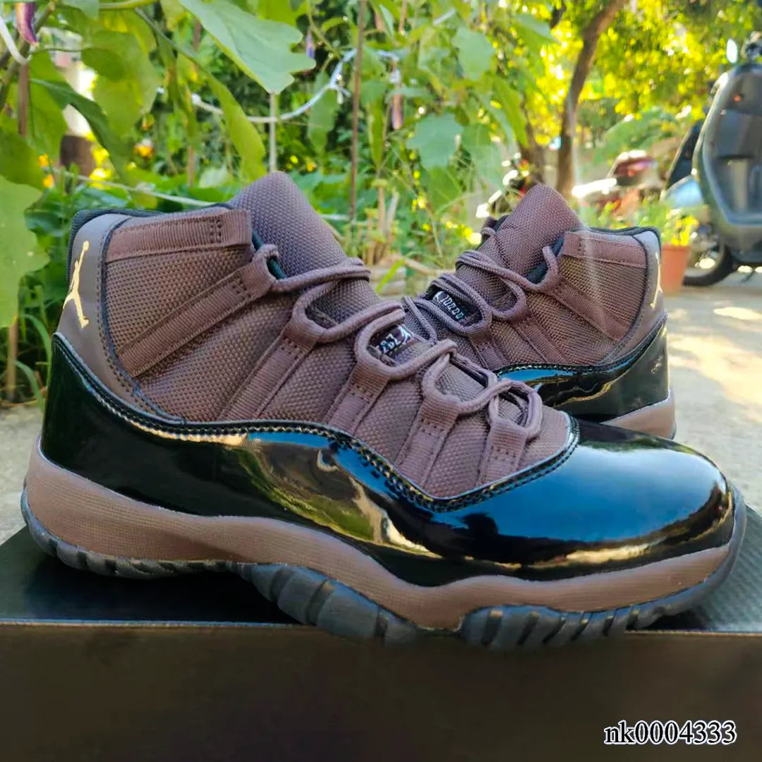 AJ 11 Black Brown Shoes Sneakers - nk0004333 image 5