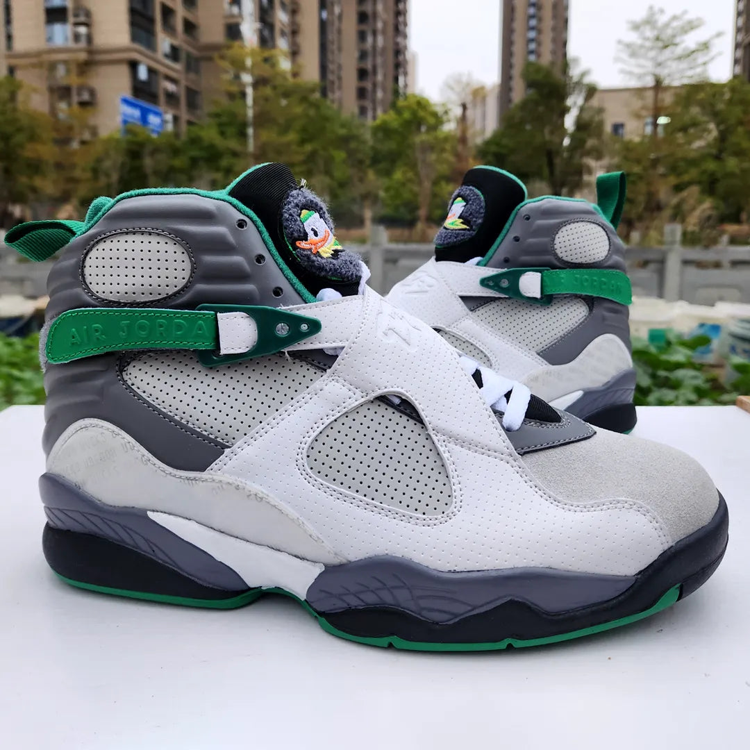 AJ 8 Oregon PE Pure Platinum Shoes Sneakers – nk0004529 image 4