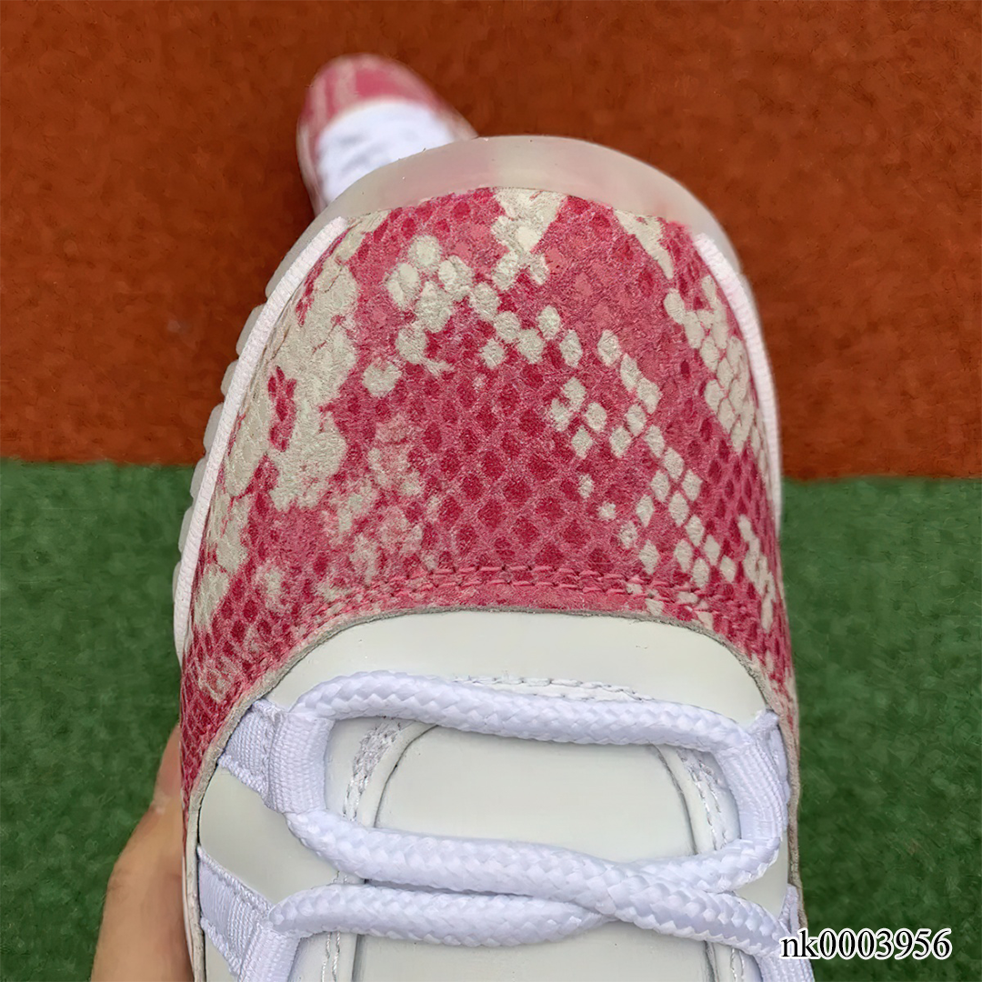 AJ 11 Low Pink Snakeskin Shoes Sneakers - nk0003956 image 8