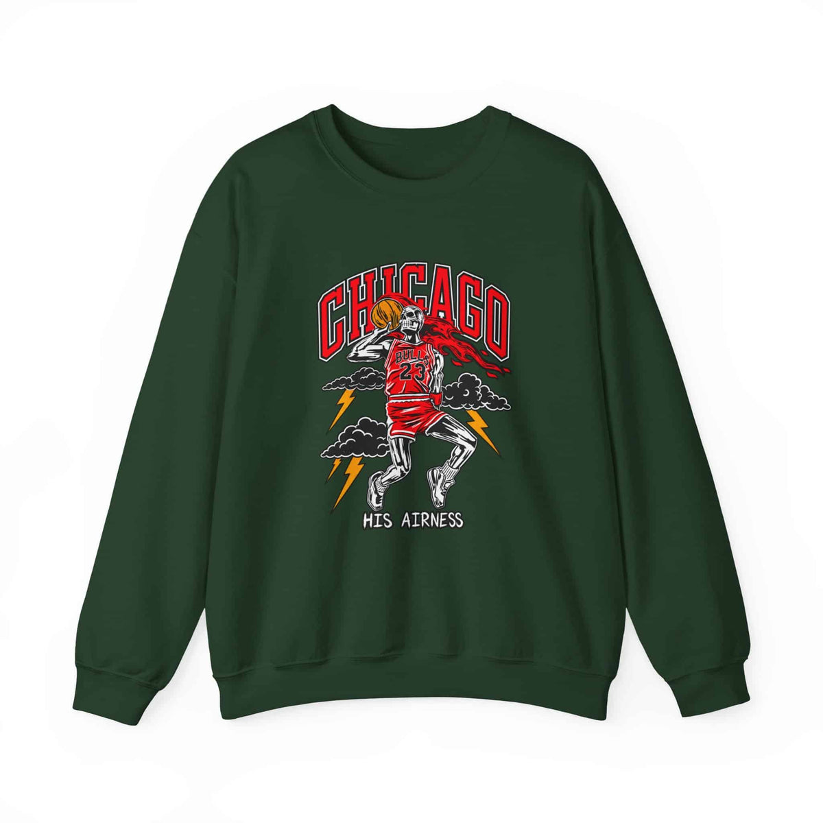 Graphic Print Crewneck Sweatshirt - POD0038 image