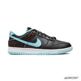 Dunk Low Barber Shop Black Shoes Sneakers - nk0002007 image 0