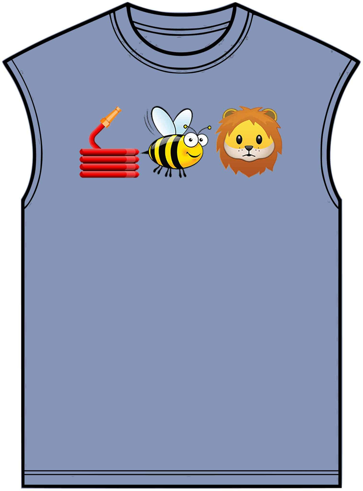 Bee Unisex Garment-Dyed Muscle Tee image