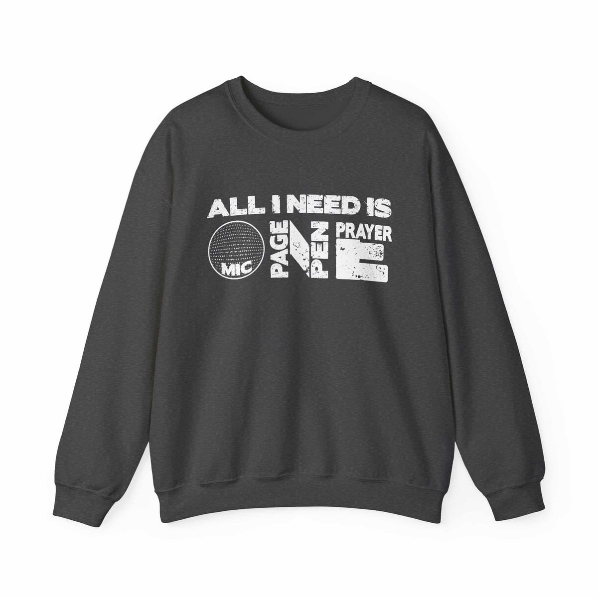 ALL_I_NEED_IS Crewneck Sweatshirt image