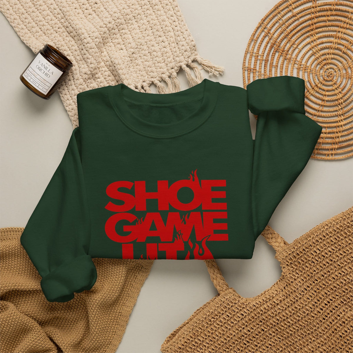 Graphic Print Crewneck Sweatshirt - POD0040 image 19