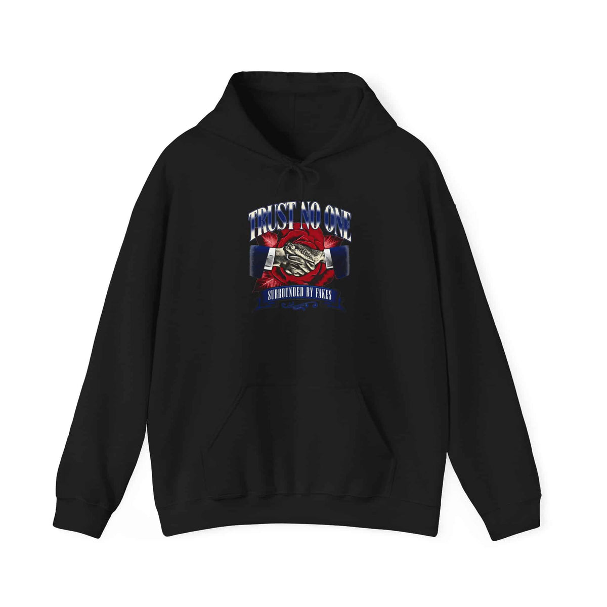 Graphic Print Hooded Sweatshirt - POD0037 image