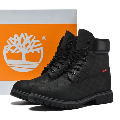 [PREMIUM] SUP x TBL 6-Inch Premium Waterproof Boot 'Embossed Diamond Plate - Black' Shoes Sneakers - nk0005504 image 2