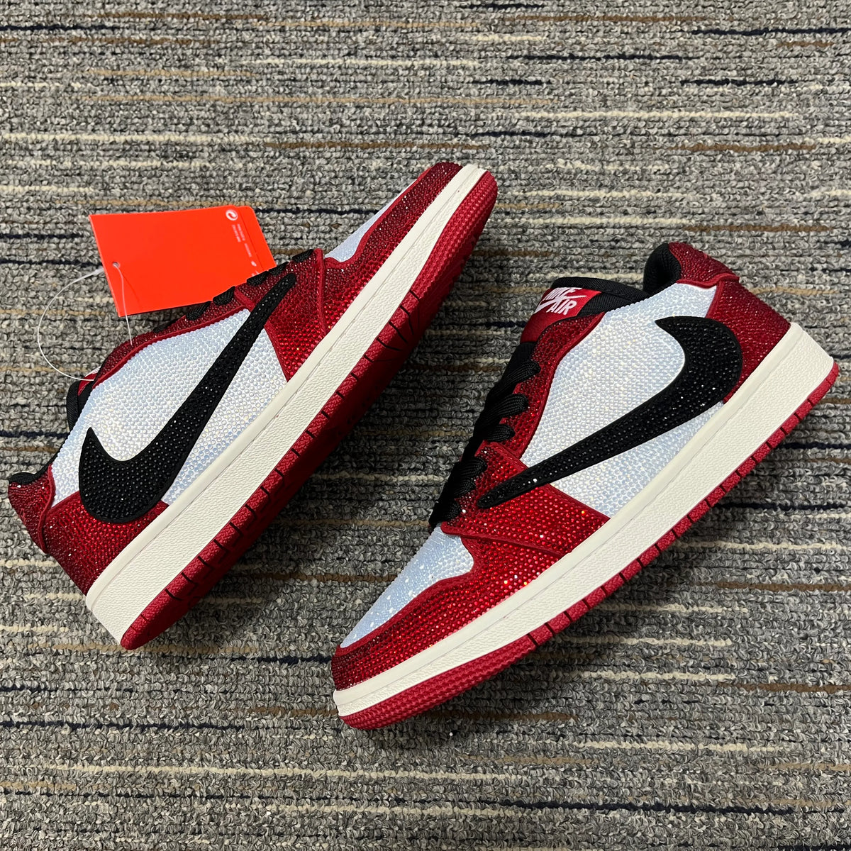 AJ 1 Low Chicago Crystal Shoes Sneakers – nk0004835 image 3