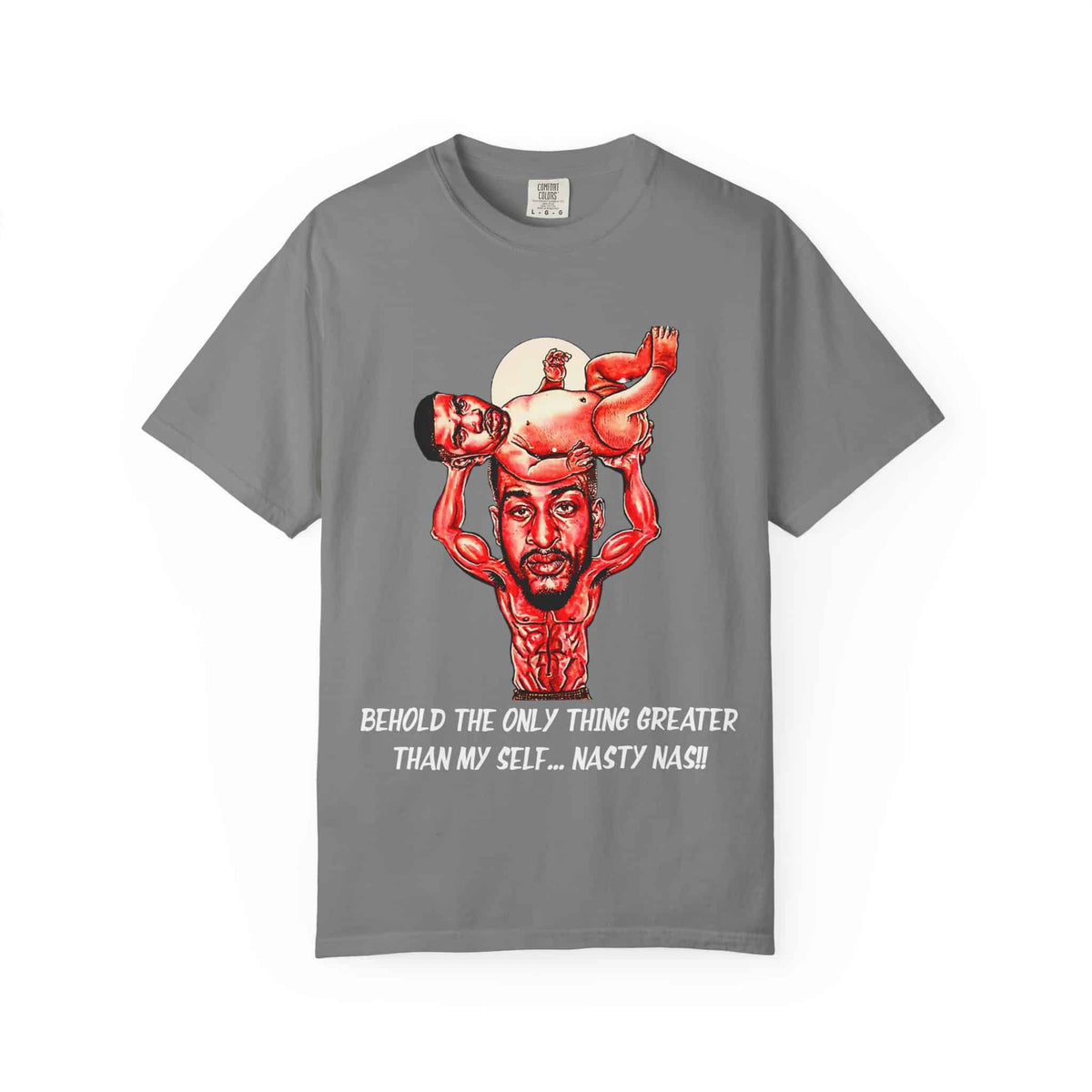 Nas The Last Word Unisex Garment-Dyed T-shirt image