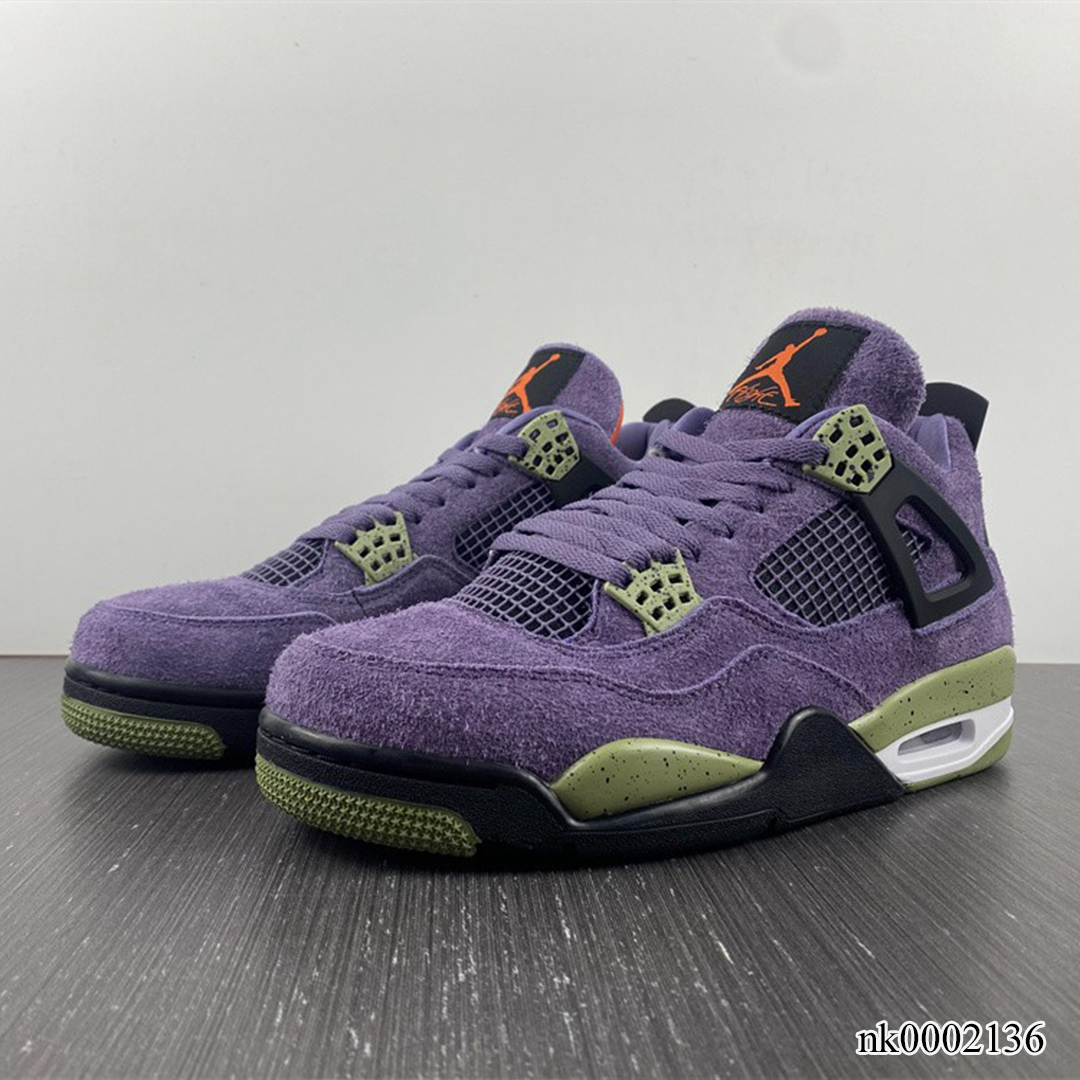 AJ 4 Canyon Purple Shoes Sneakers - nk0002136 image 4