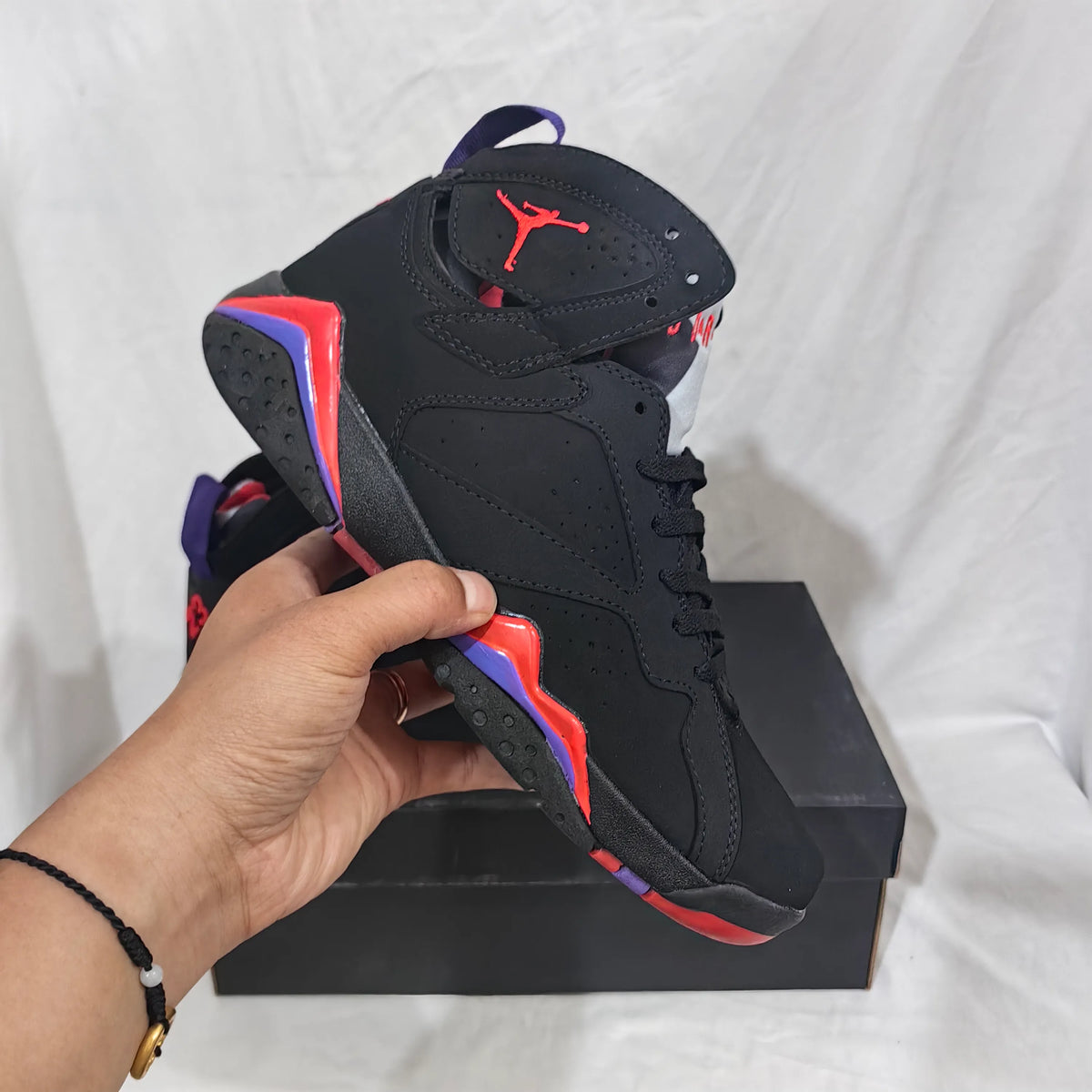 AJ 7 Retro "Raptor/ Charcoal" Shoes Sneakers - nk0005258 image 14