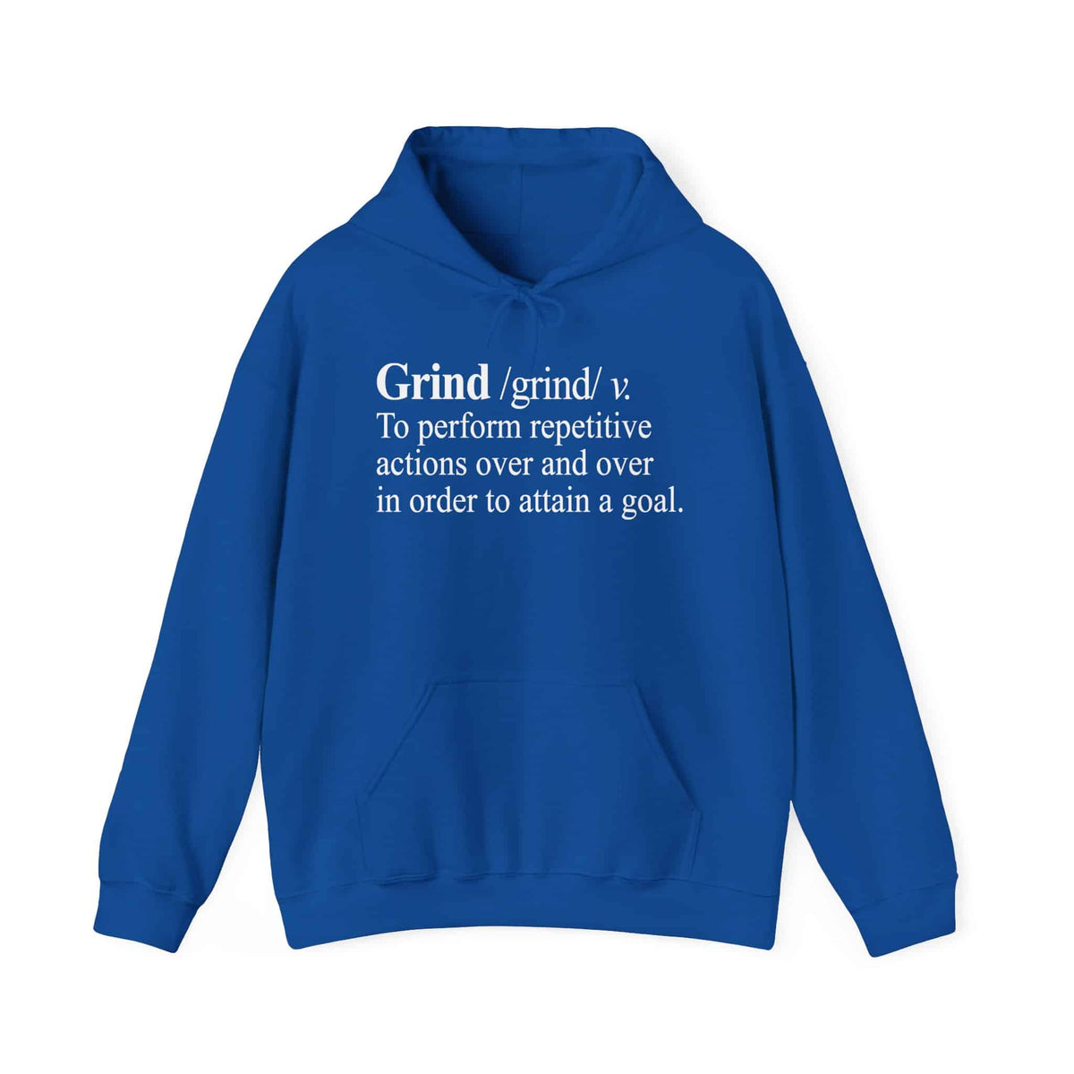 Grind Definition Unisex Heavy Blend™ Hooded Sweatshirt - 4XL, Royal image