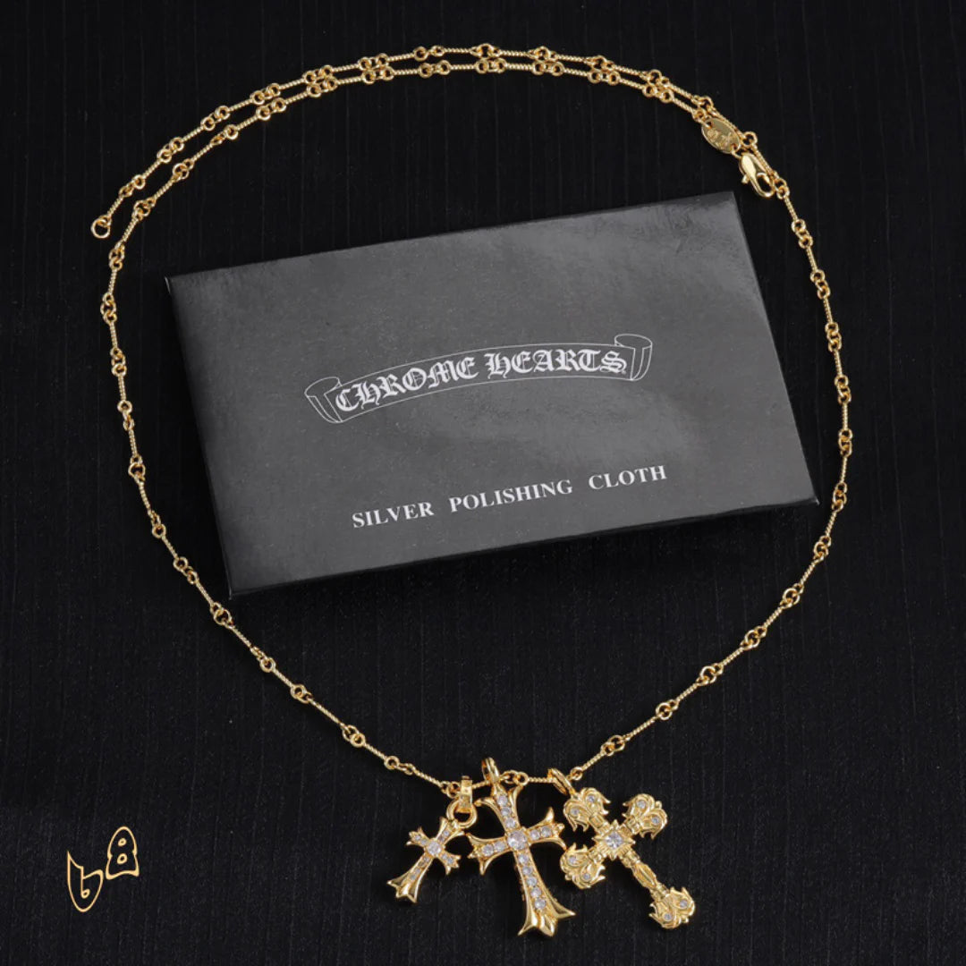 CH Cross Pendant Necklace - CH0046 image 2