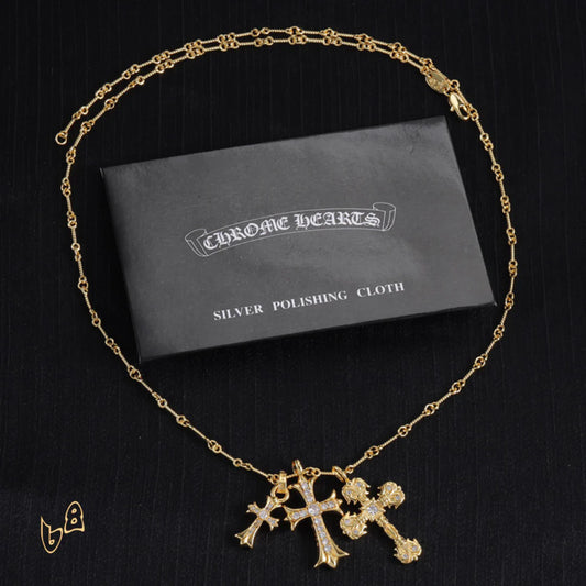 CH Cross Pendant Necklace - CH0046 image 2