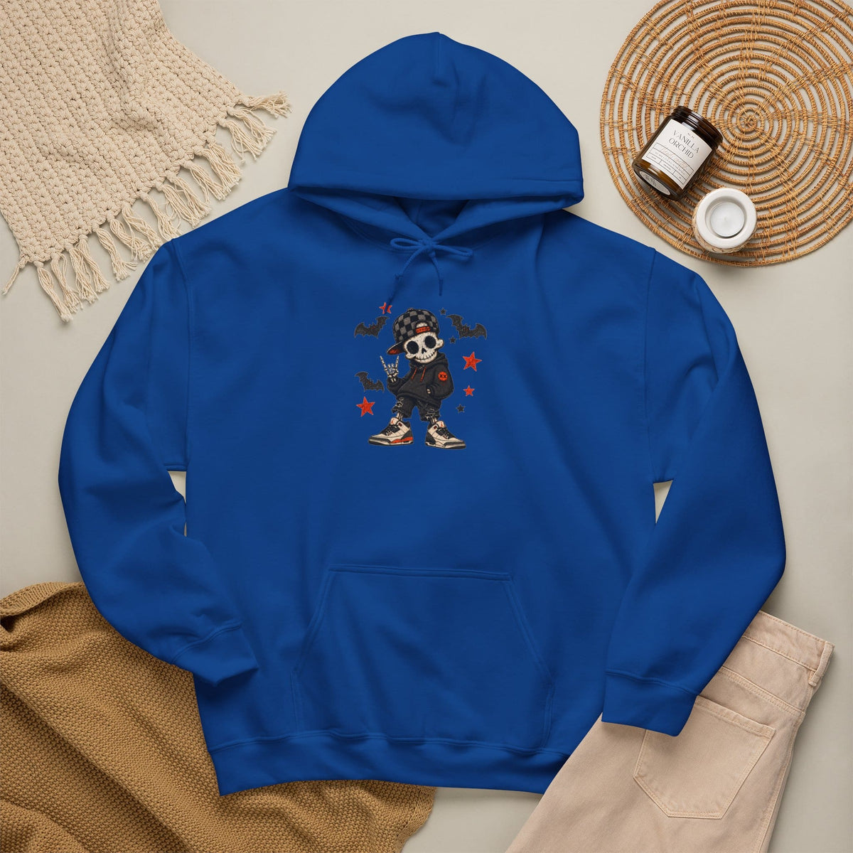 Boy Skeleton Halloween Hooded Sweatshirt image 64