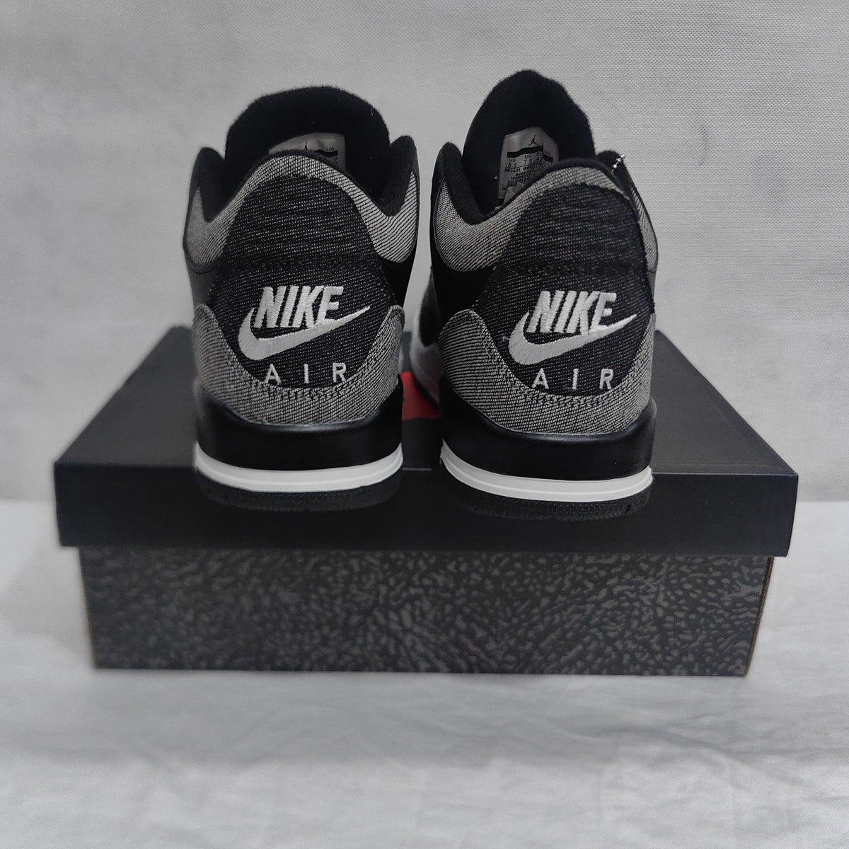 Levi’s x AJ 3 Black Denim Shoes Sneakers – nk0005001 image 12