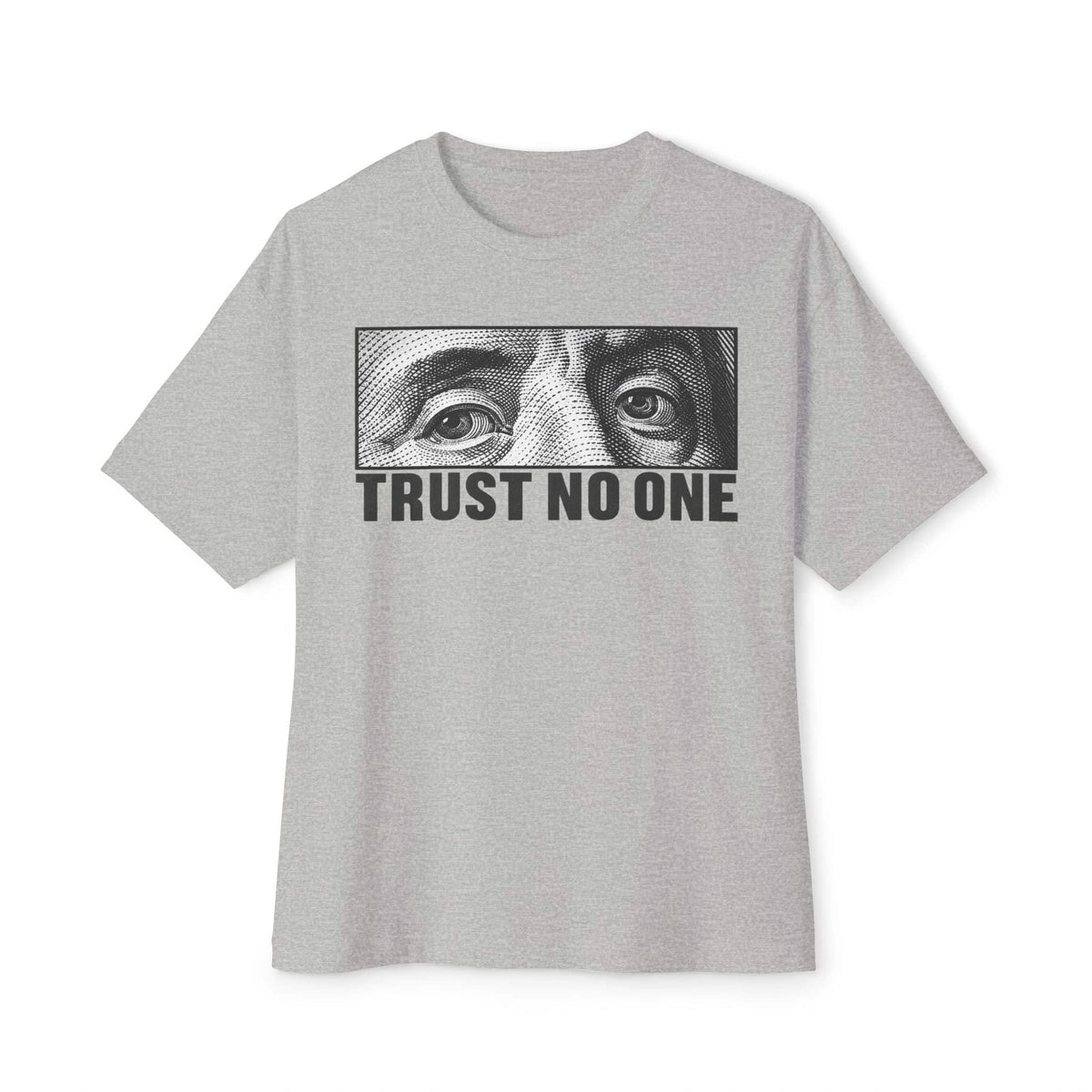 Graphic Print Unisex Oversized Boxy Tee - POD0039 - Athletic Heather, 2XL image