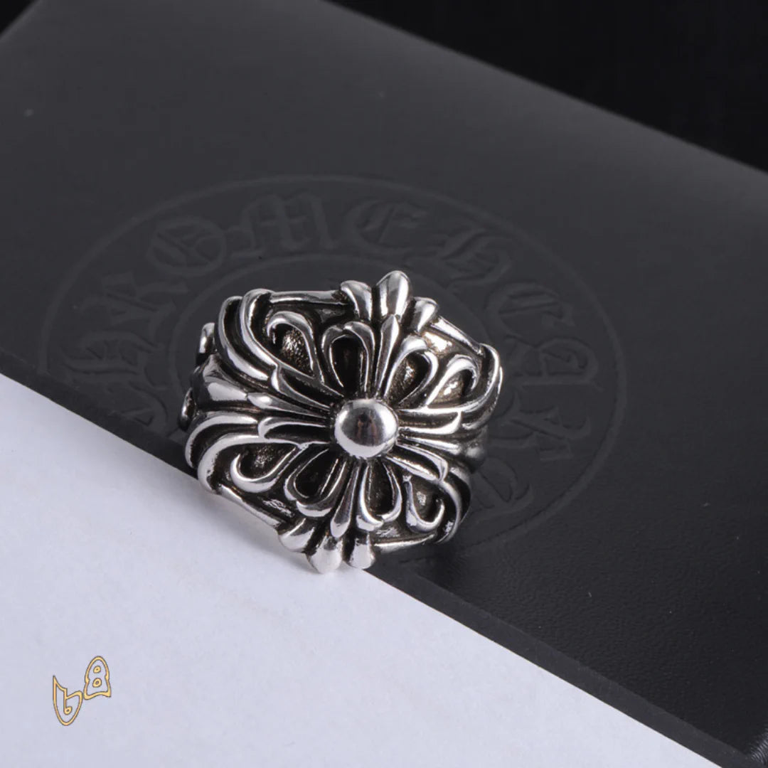 CH Cross Flower Ring - CH0091 image 0