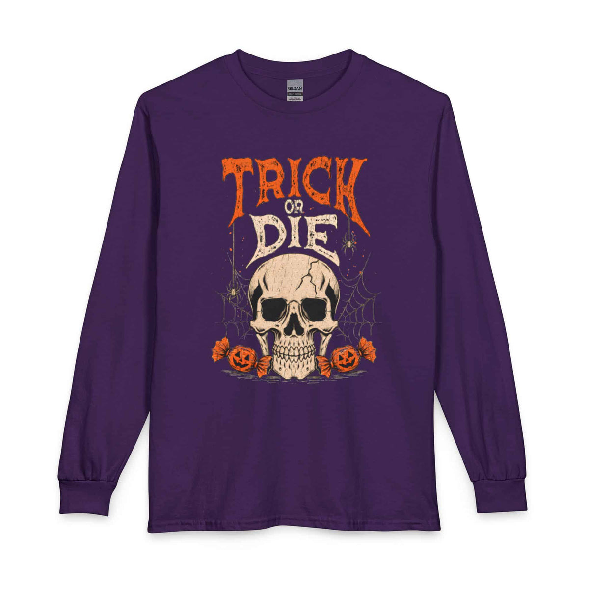 TRICK OR DIE Long Sleeve T-Shirt image