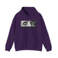 Graphic Print Hooded Sweatshirt - POD0039 - M, Purple image
