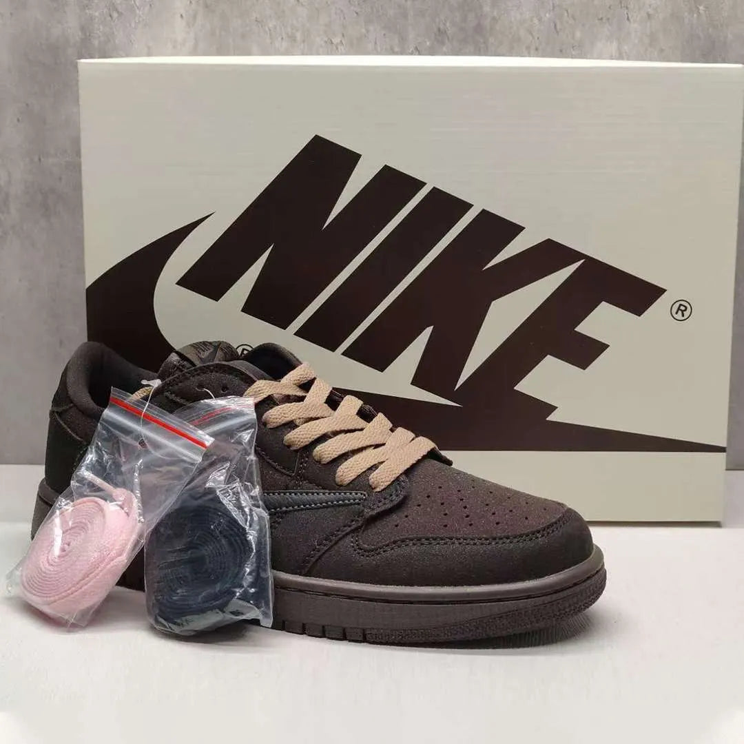 Travis Scott x AJ 1 Low OG Velvet Brown Shoes Sneakers - nk0004108 image 7