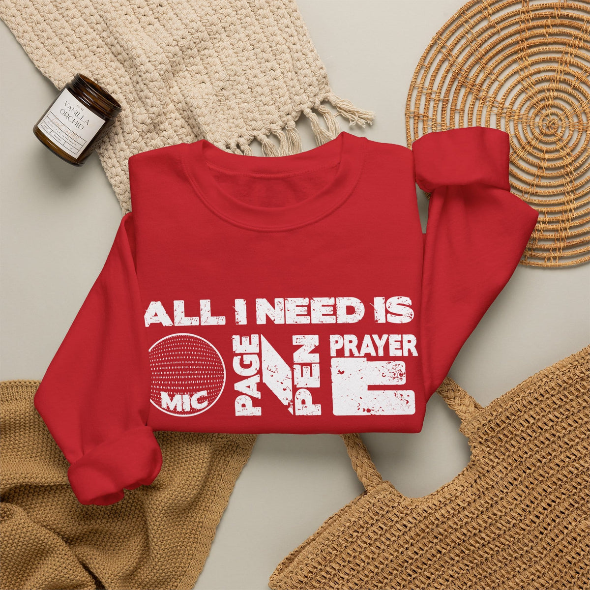 ALL_I_NEED_IS Crewneck Sweatshirt image 15