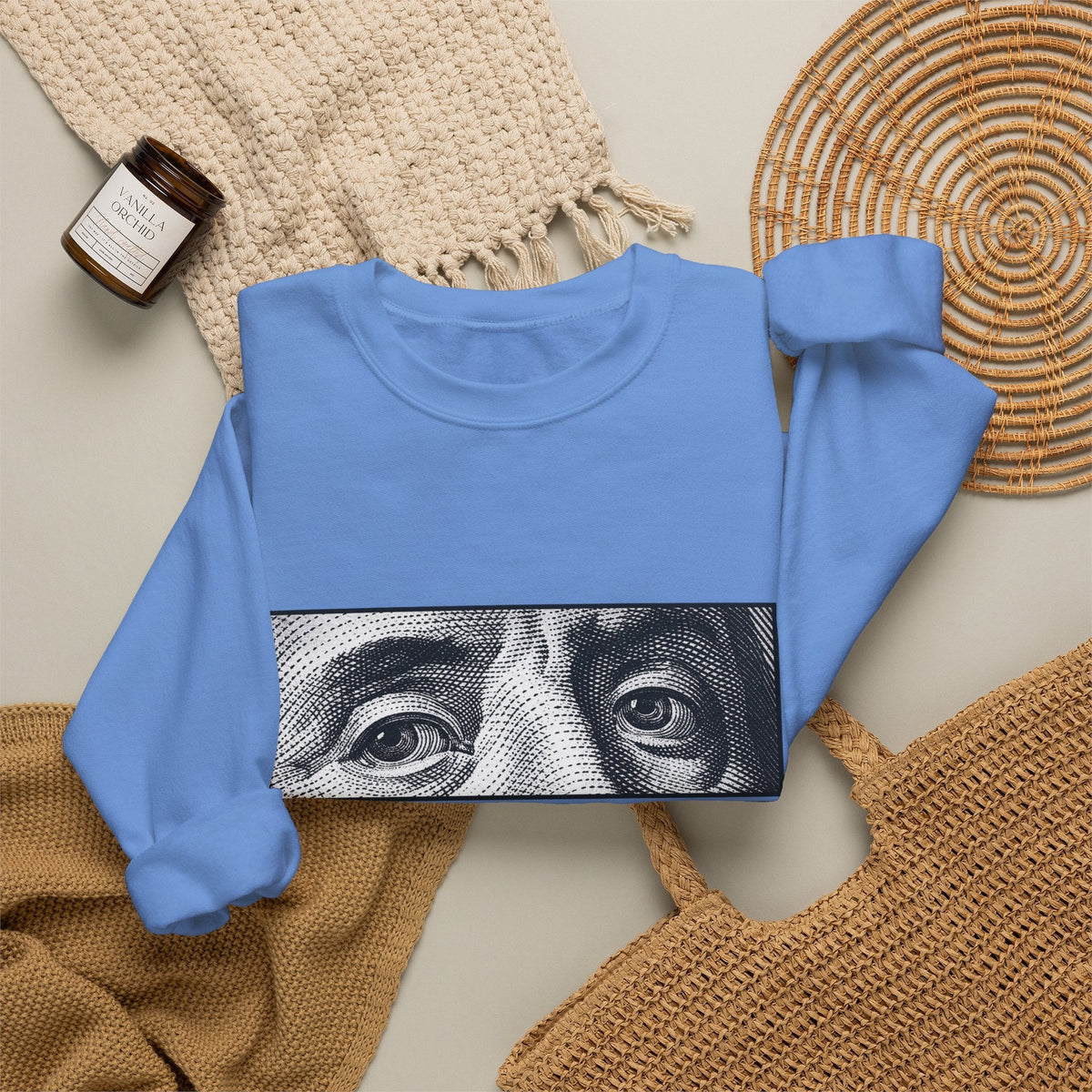 Graphic Print Crewneck Sweatshirt - POD0039 image 31