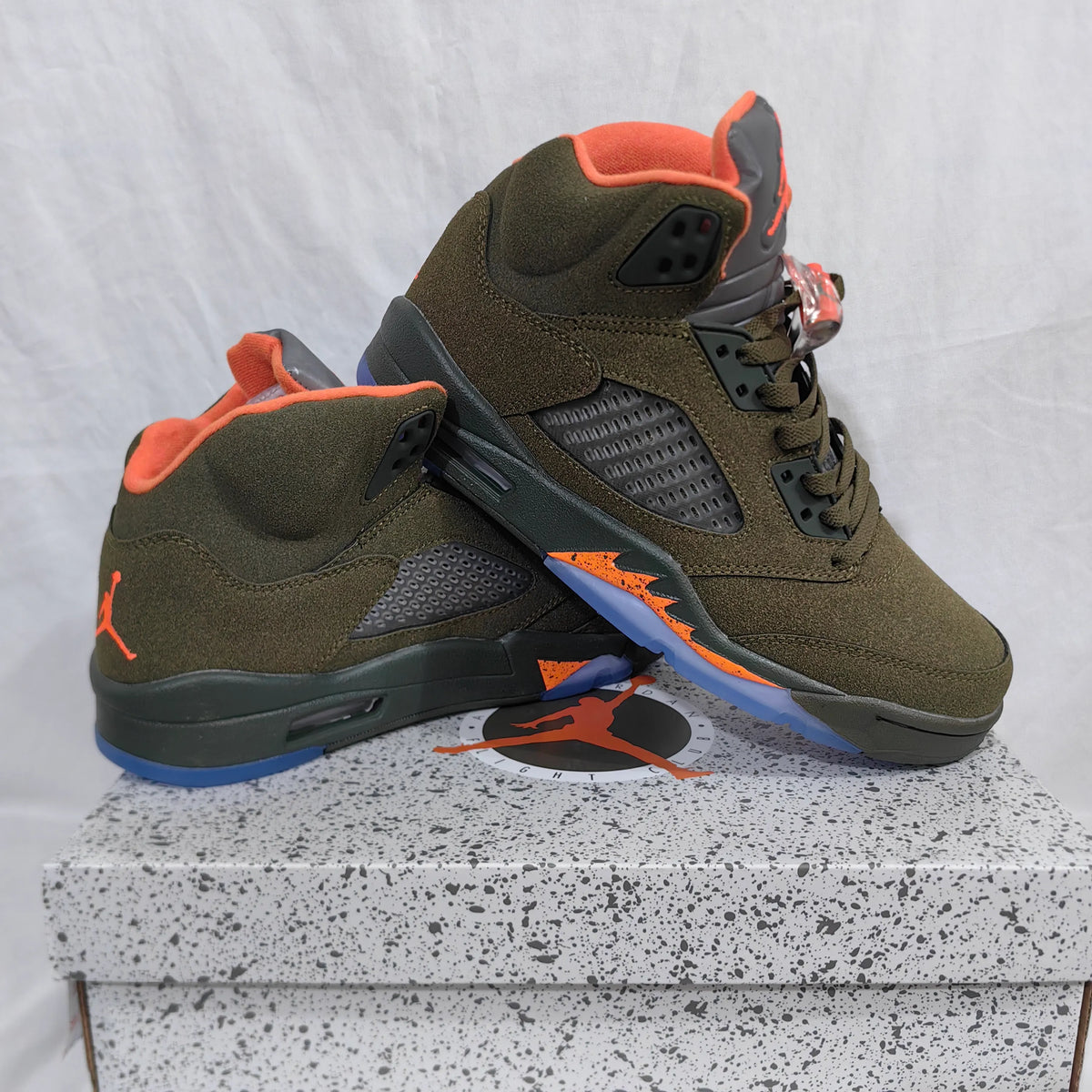 AJ 5 Olive Shoes Sneakers - nk0003202 image 8
