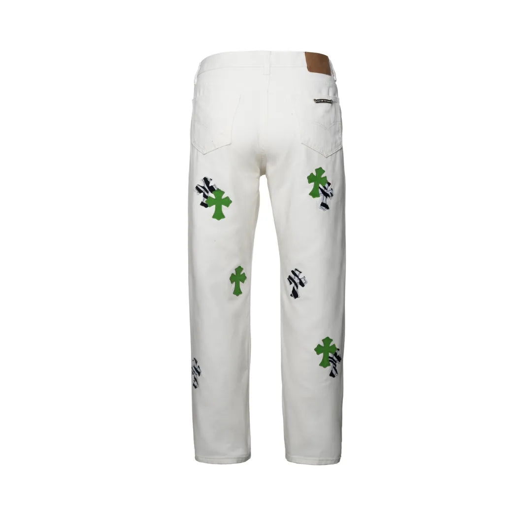 CH Cross Patch Jeans - CH0109 image 1