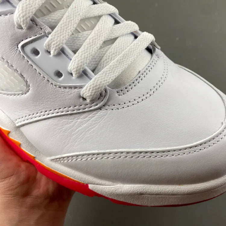 AJ 5 Retro Sunset Shoes Sneakers - nk0005053 image 12