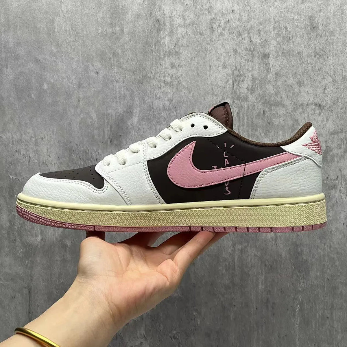 Travis Scott x AJ 1 Low Dark Pony Shoes Sneakers - nk0004049 image 7