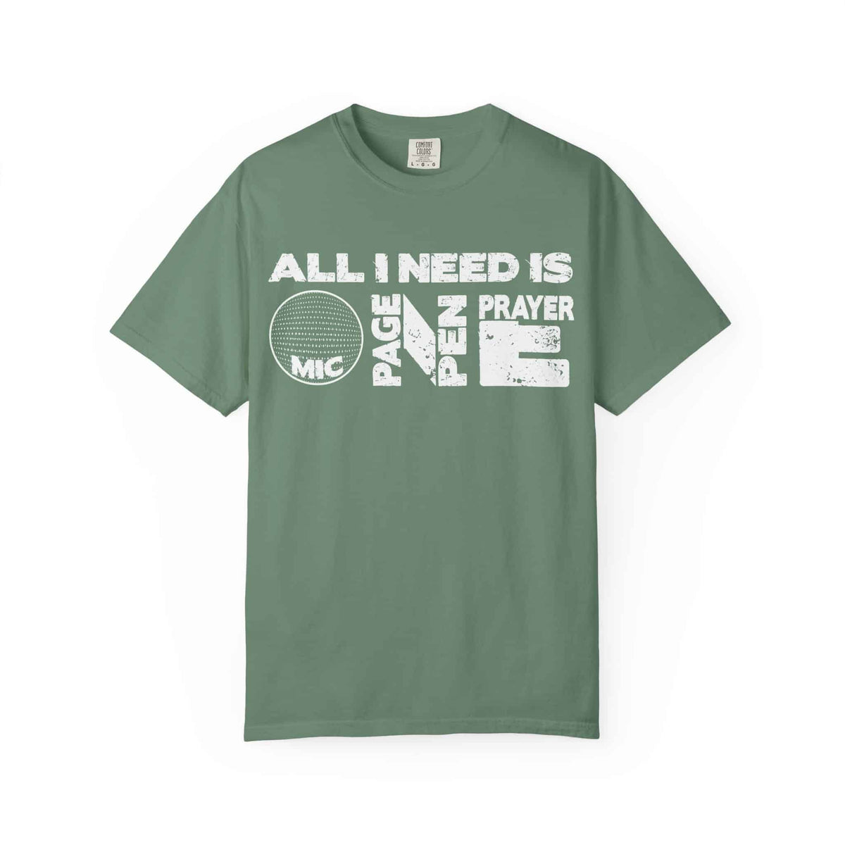 ALL_I_NEED_IS Unisex Garment-Dyed T-shirt image