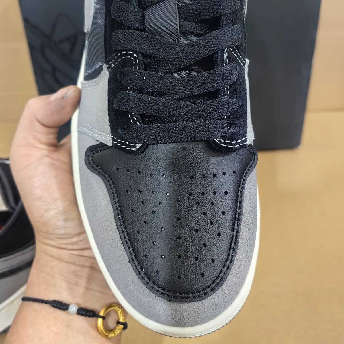 AJ 1 Low Craft Inside Out Black Shoes Sneakers - nk0003696 image 16