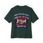 Graphic Print Unisex Oversized Boxy Tee - POD0037 - Forest, M image