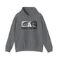 Graphic Print Hooded Sweatshirt - POD0039 - 5XL, Graphite Heather image