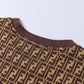 FD Diagonal FF Logo T Shirt in Brown - 78 - fd0000078 image 8