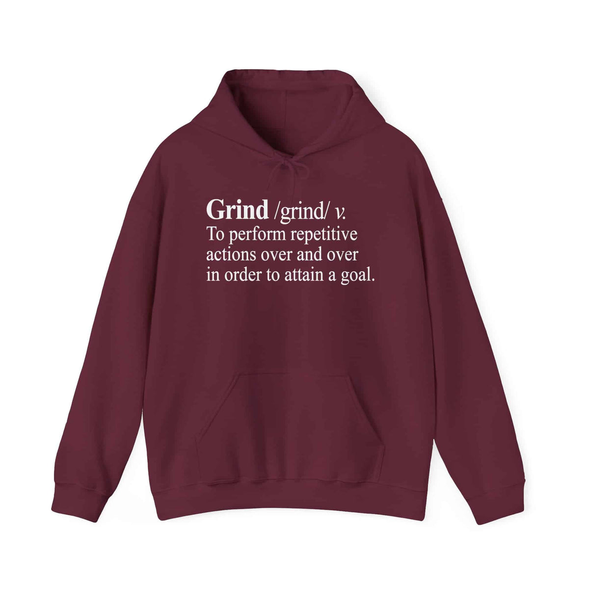 Grind Definition Unisex Heavy Blend™ Hooded Sweatshirt - 3XL, Maroon image