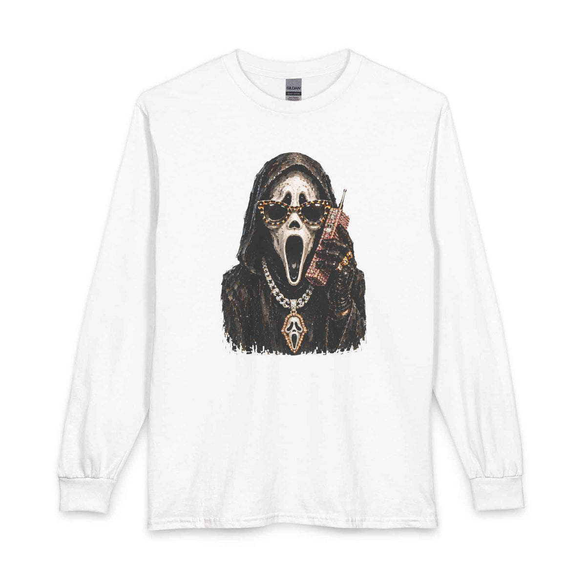 Halloween Ghostface Long Sleeve T-Shirt image