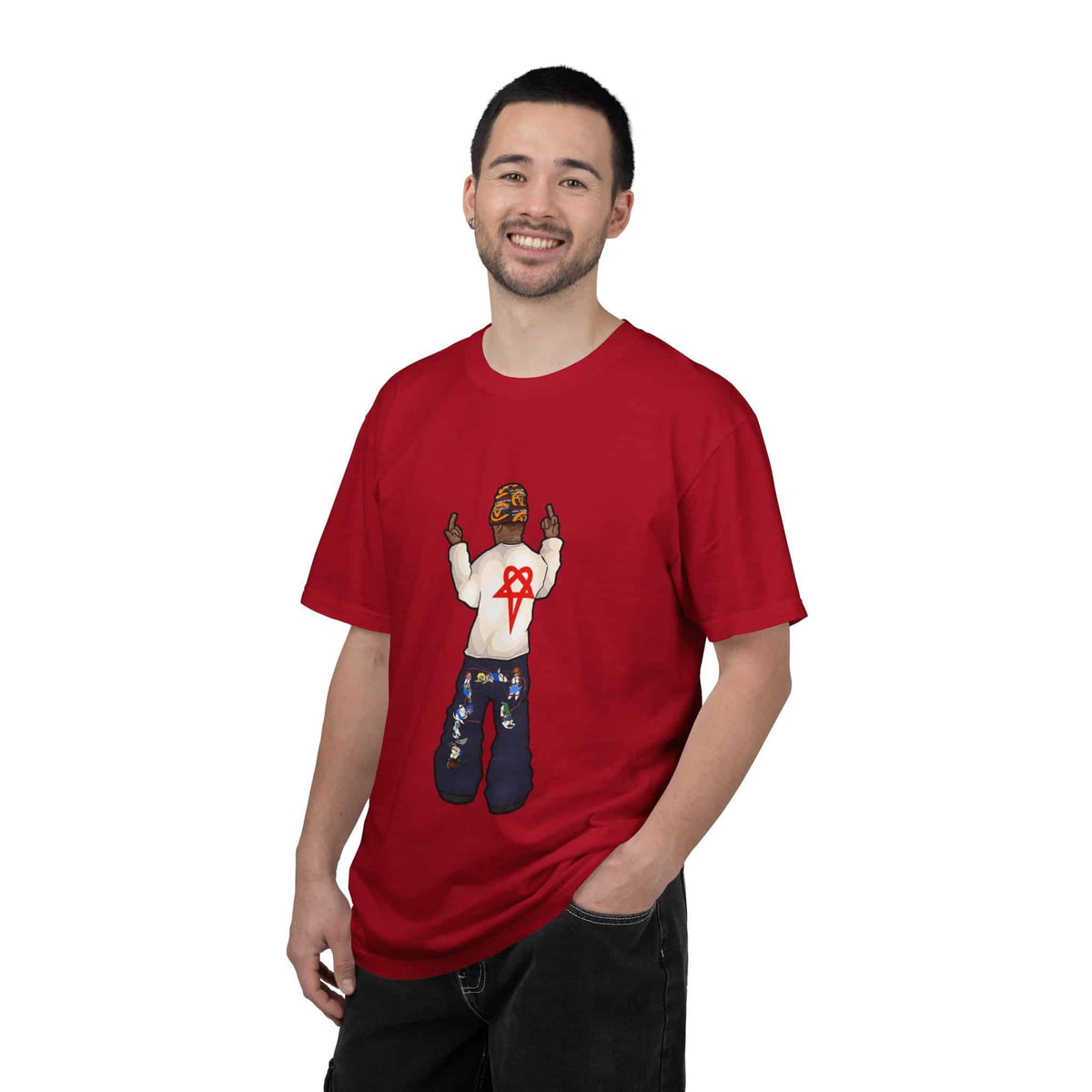 Rebel Attitude Unisex Garment-Dyed T-shirt image 60