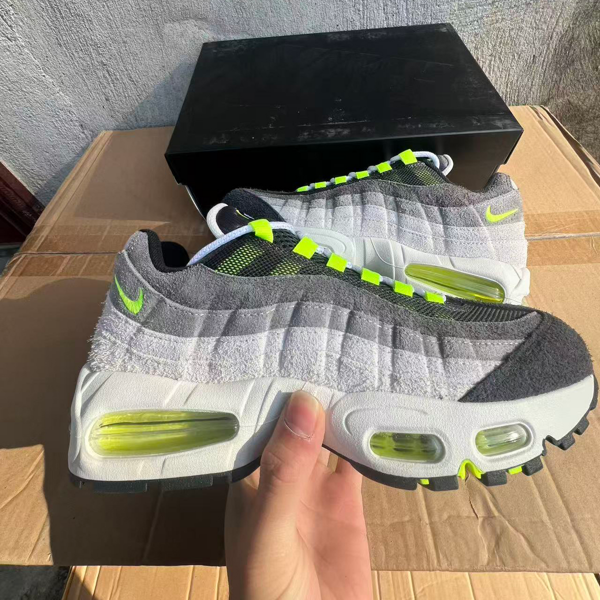 Sergio Lozano x AM 95 OG 'Reverse Neon' Shoes Sneakers - nk0004831 image 5
