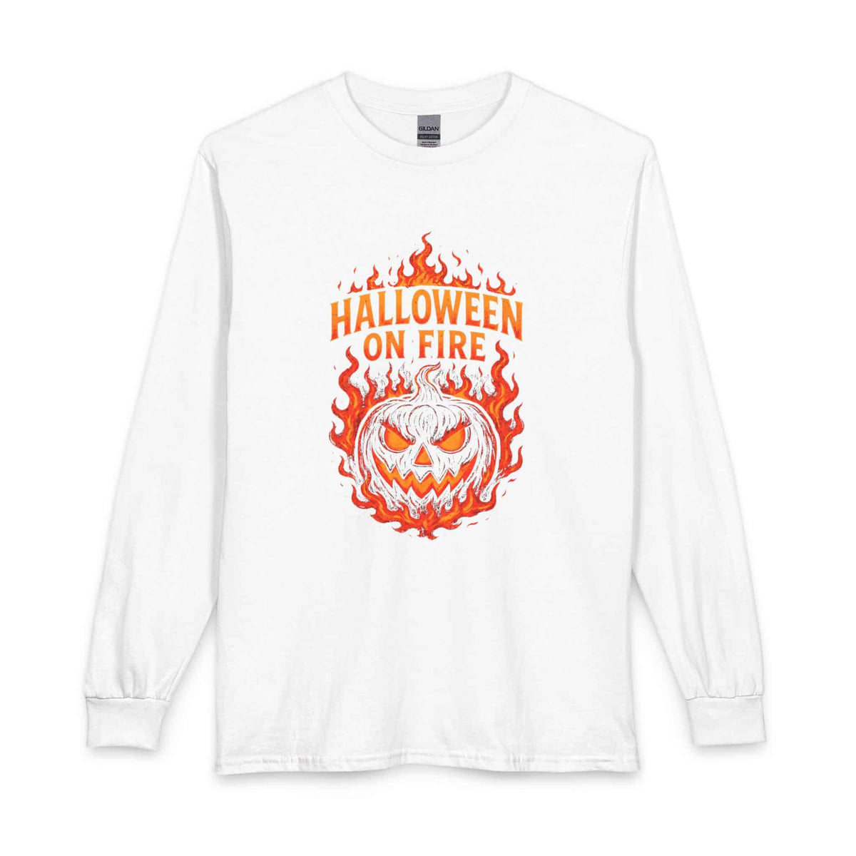 Halloween on Fire Long Sleeve T-Shirt image